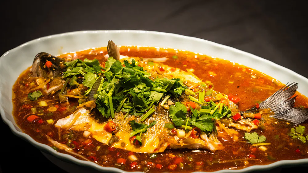 Zickzack-Fisch nach Zigong-Art